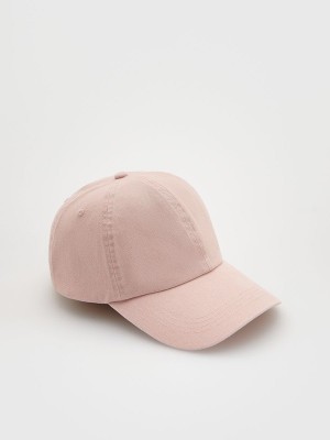 Reserved Baumwoll Baseball Kappen Damen Rosa | VOH-357869