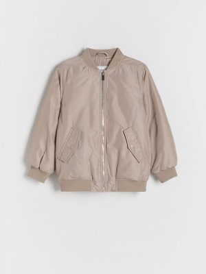 Reserved Bomber Jacken Mädchen Beige | IFG-061294