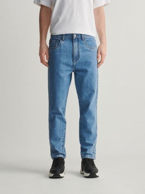 Reserved Carrot Fit Jeans Herren Blau | JKL-254678