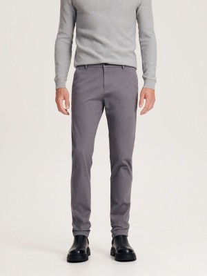 Reserved Chino Slim Fit Hosen Herren Grau | HSO-682390