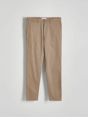 Reserved Chino Slim Fit Hosen Herren Kaffee | KJX-314085