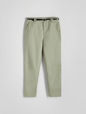 Reserved Chino With Hosen Damen Grün | TRI-475069