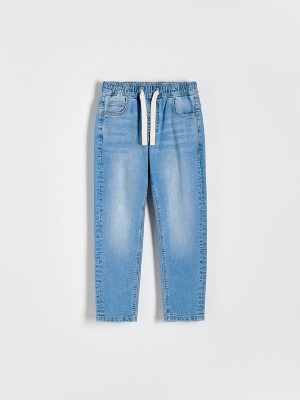 Reserved Elastic Carrot Jeans Jungen Blau | ZOQ-502674