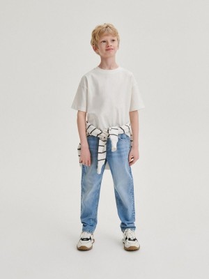 Reserved Elastic Carrot Jeans Jungen Blau | MKF-063285