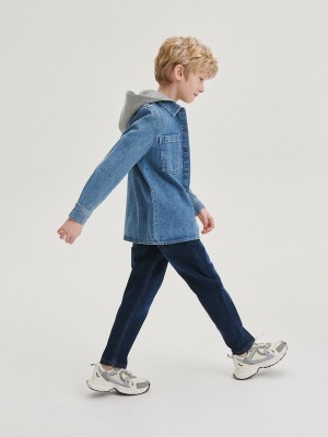 Reserved Elastic Carrot Jeans Jungen Navy | RPI-680593