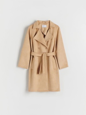 Reserved Klassische Trench Jacken Mädchen Beige | SAV-456728