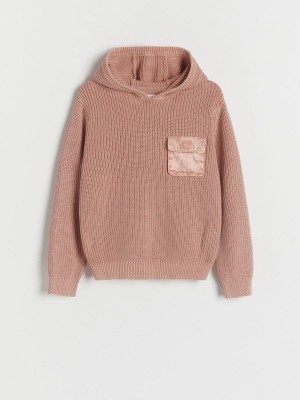 Reserved Mit Kapuze Pullover Jungen Rosa | PKU-397205