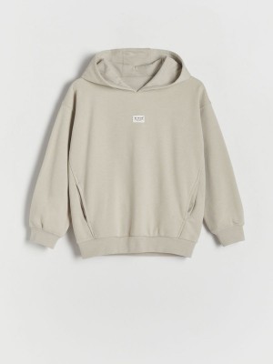 Reserved Oversized Pullover Jungen Beige | HPB-470258