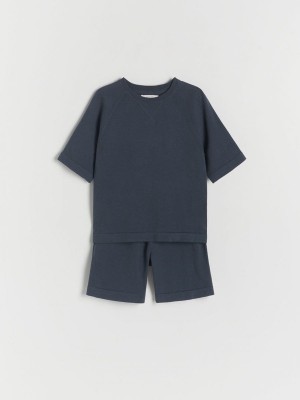 Reserved Oversized Set T-shirts Jungen Dunkelgrau | UVW-421867