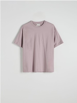 Reserved Plain Boxy T-shirts Herren Lila | MZJ-972813