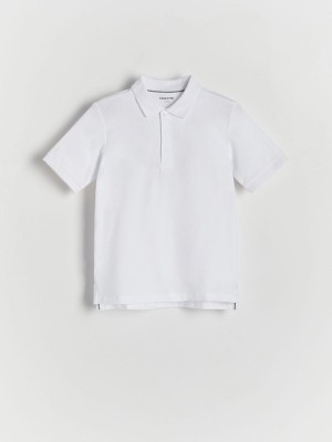 Reserved Polo T-shirts Jungen Weiß | COS-108947