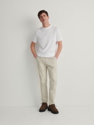 Reserved Regular Fit Chino Hosen Herren Beige | CNQ-579126