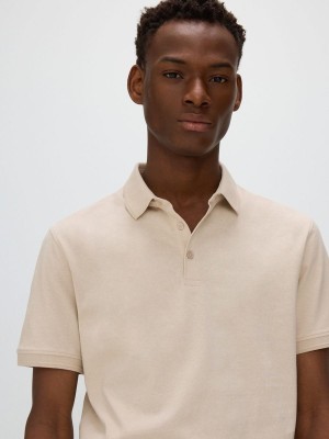 Reserved Regular Fit Polo Shirts Herren Beige | AMF-705694