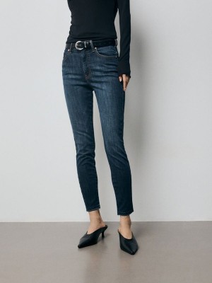 Reserved Sculpt Jeans Damen Navy | EBA-982370