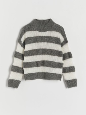 Reserved Stripe Pullover Mädchen Mehrfarbig | LZG-691253