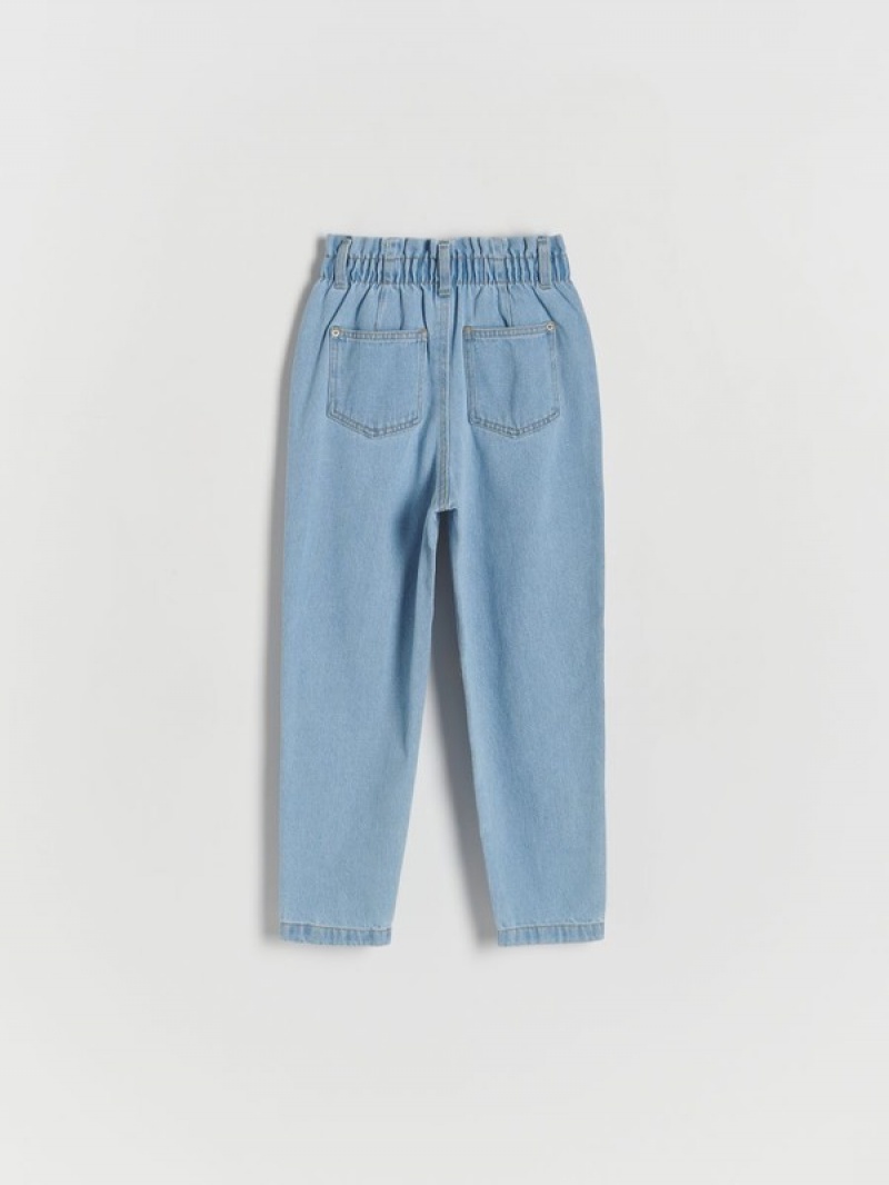 Reserved Baggyappliqué Jeans Mädchen Blau | SXT-213065