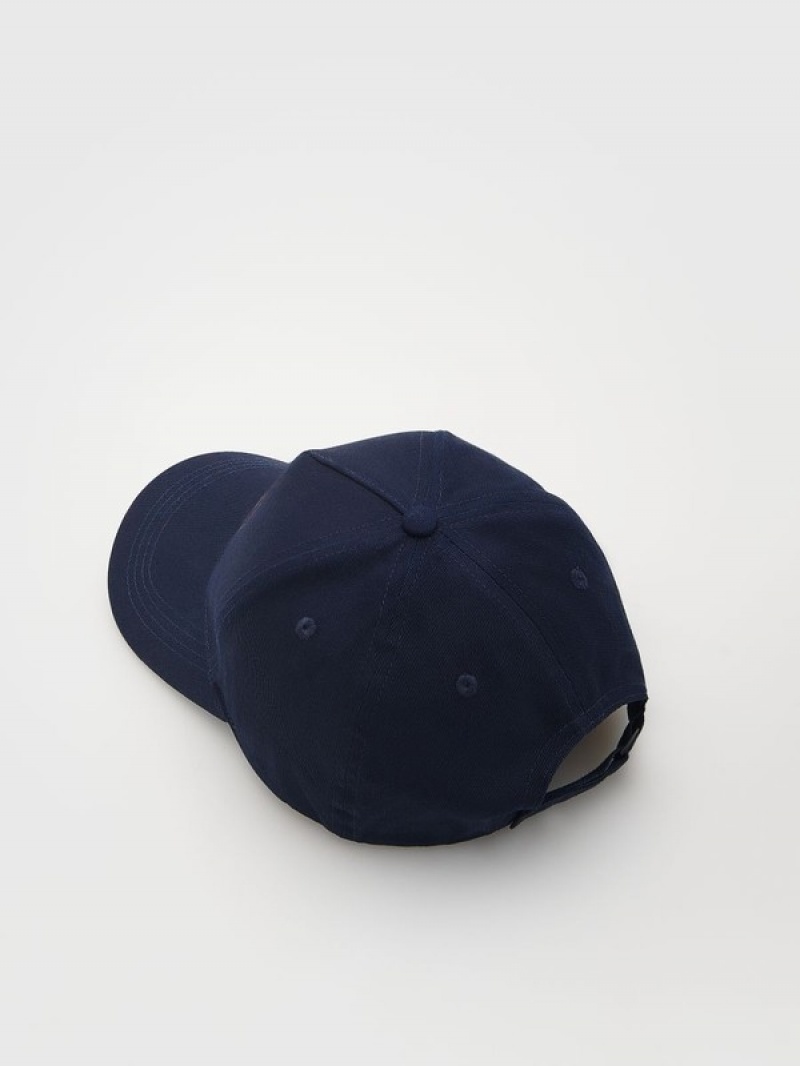 Reserved Baseballembroidery Kappen Herren Navy | LEF-294618