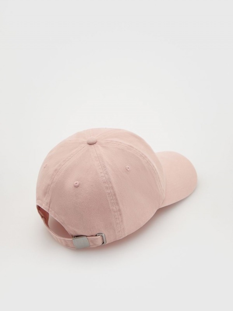 Reserved Baumwoll Baseball Kappen Damen Rosa | VOH-357869