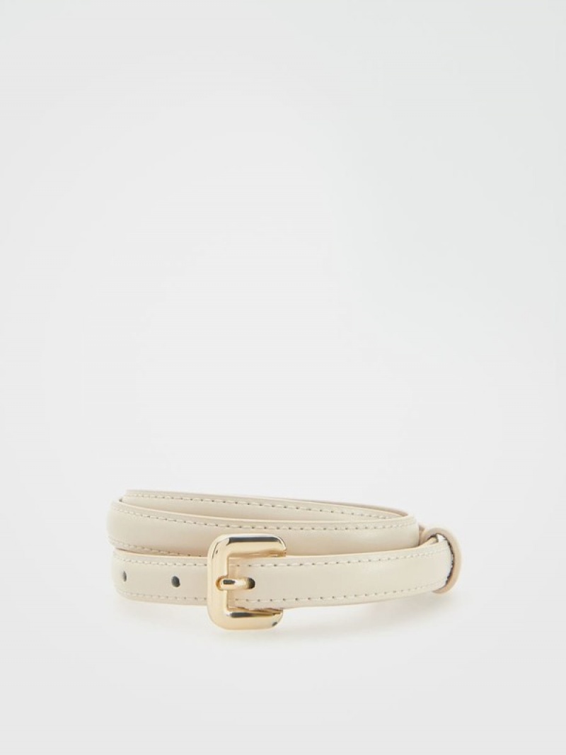 Reserved Beltdecorative Schnallen Gürtel Damen Weiß | JYS-217098