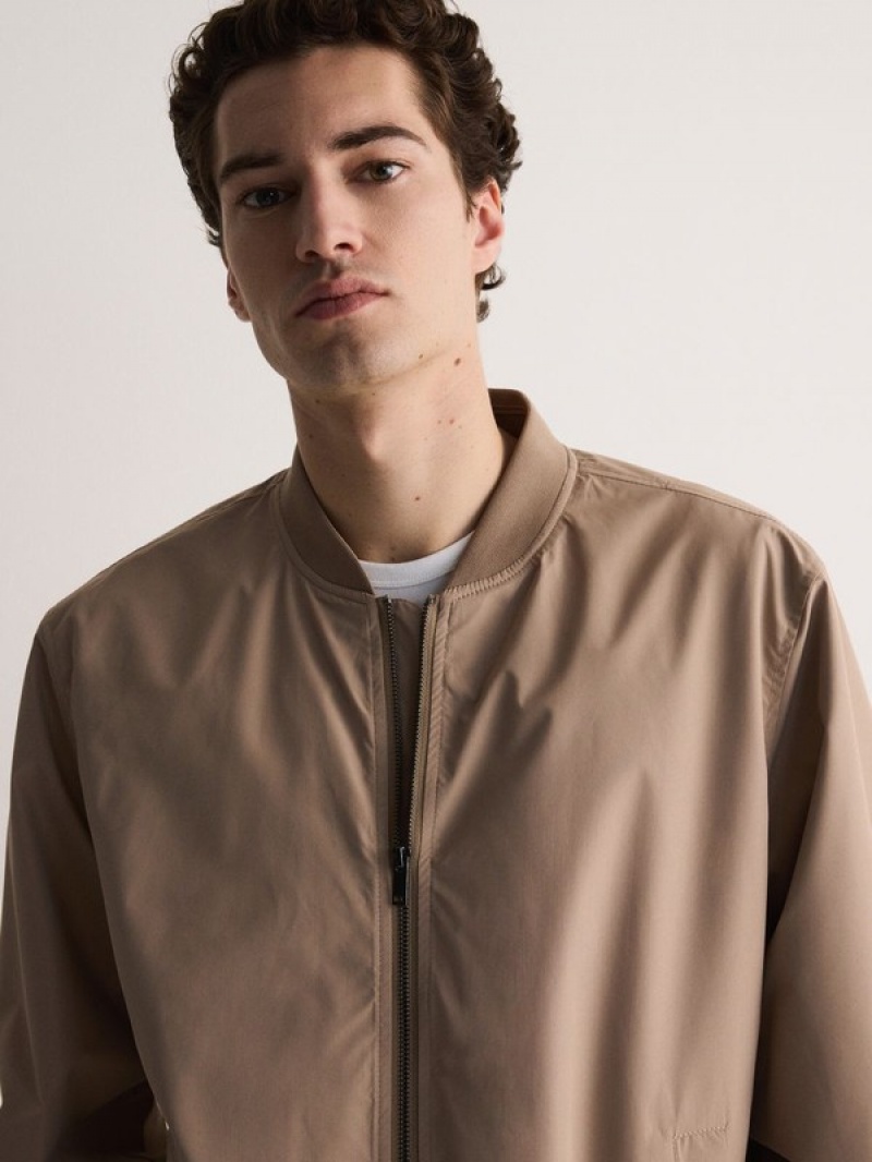 Reserved Bomber Jacken Herren Beige | BQX-853624