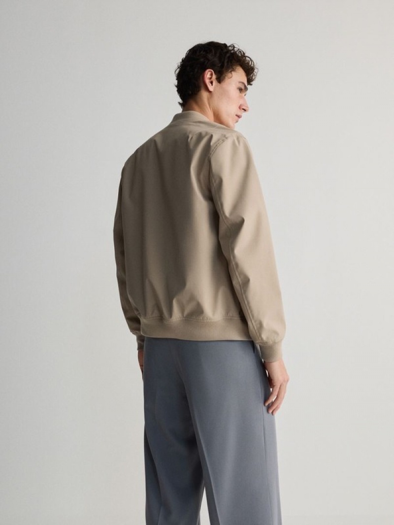 Reserved Bomber Jacken Herren Beige | SZH-281406