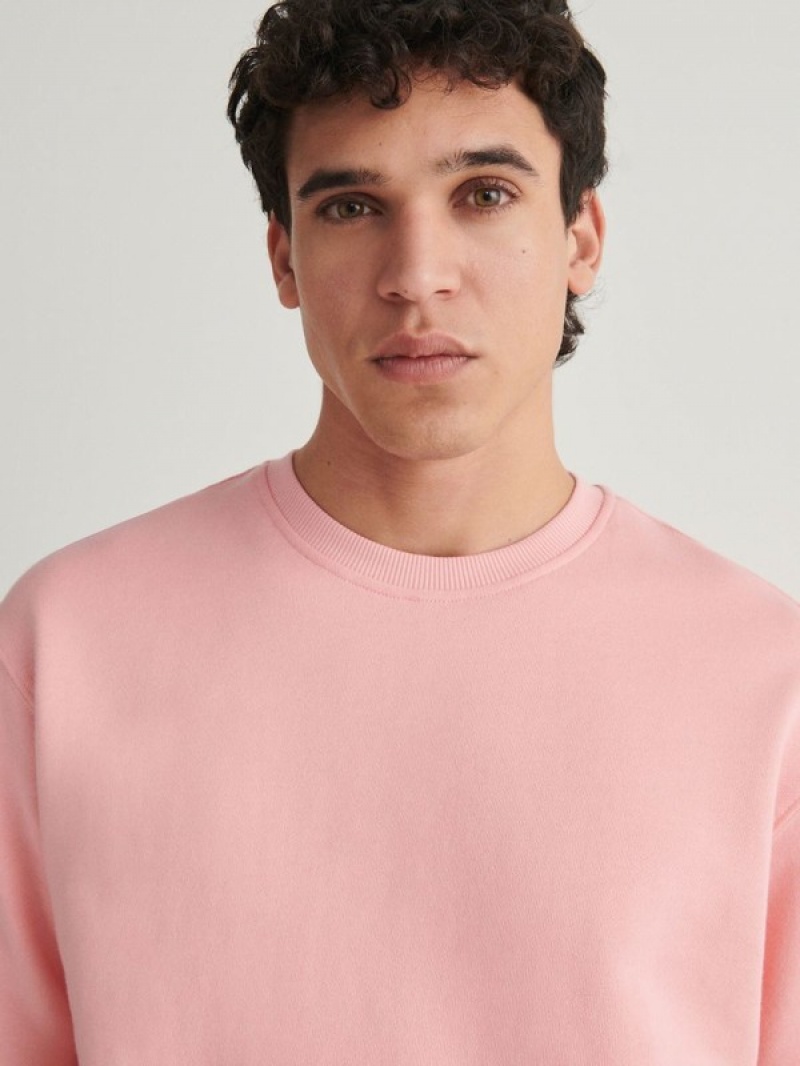 Reserved Boxy T-shirts Herren Rosa | POF-035829