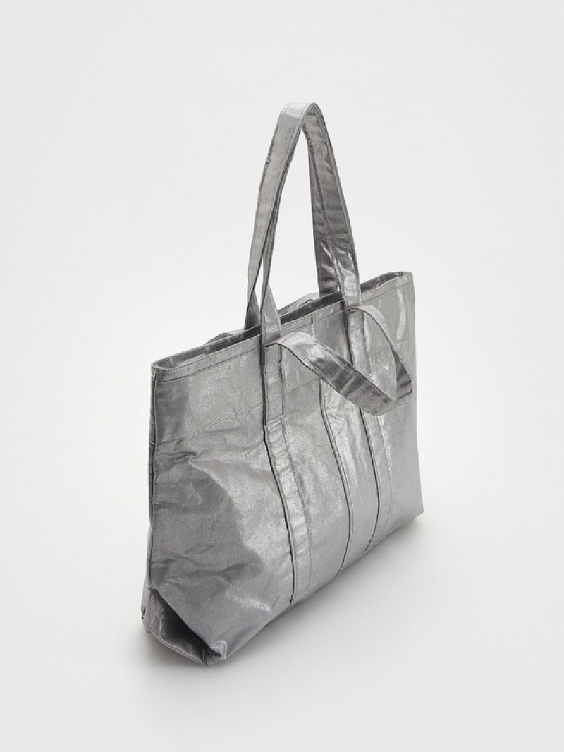 Reserved Buckles Taschen Damen Silber | GQX-851673