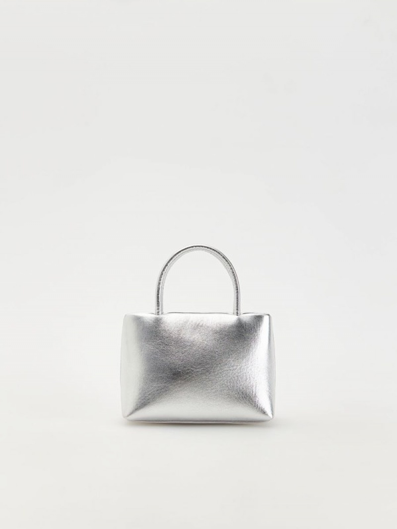 Reserved Buckles Taschen Damen Silber | KDQ-195368