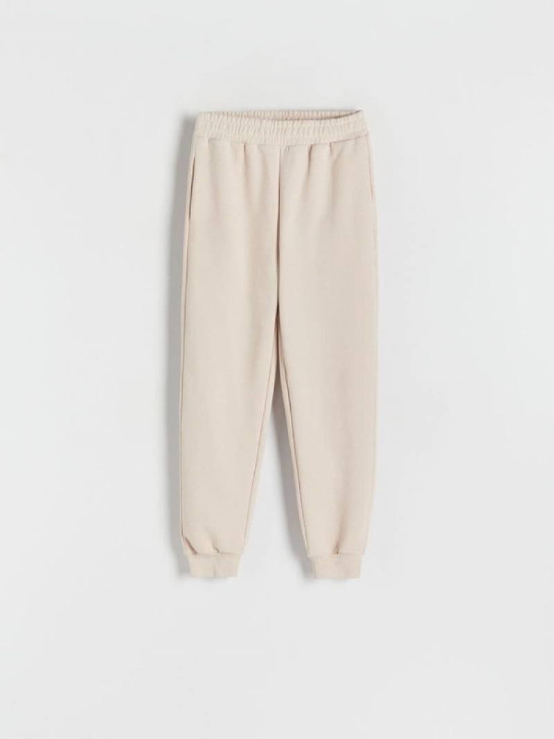 Reserved Cargo Hosen Damen Beige | ZSH-130952