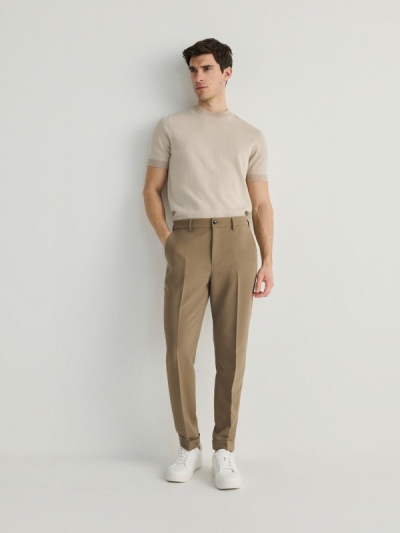 Reserved Carrot Hosen Herren Beige | XFN-290547