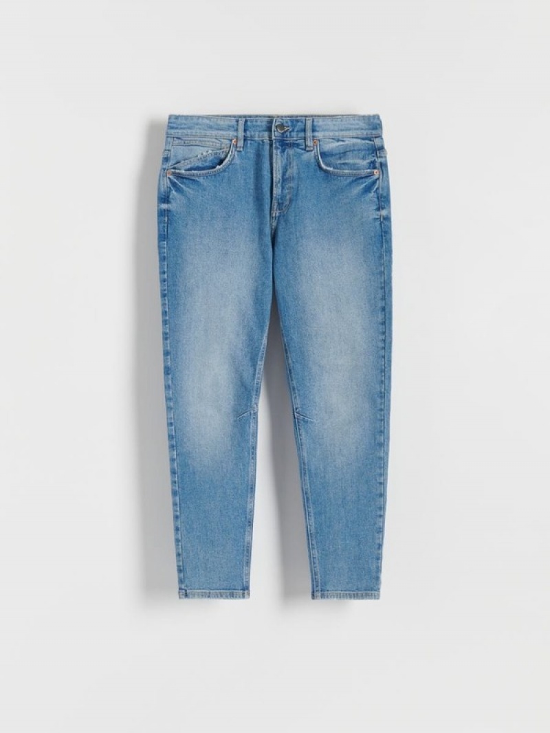 Reserved Carrot Slim Jeans Herren Blau | FXE-403981