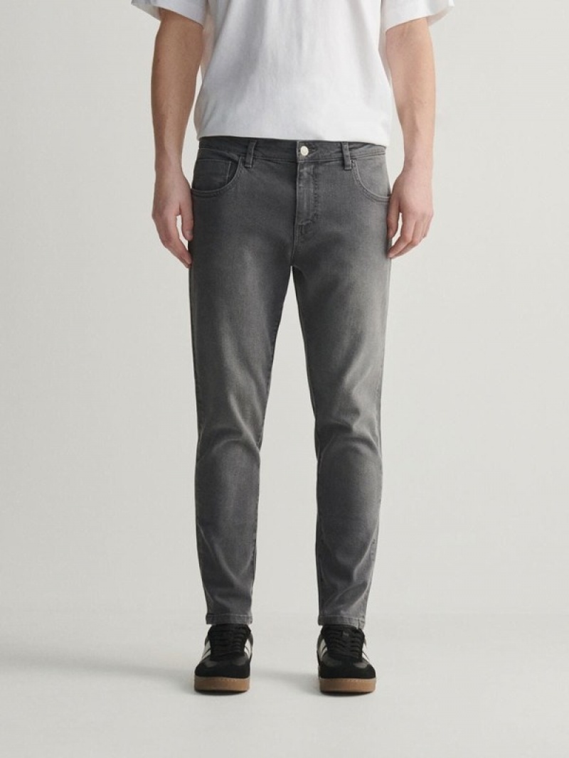 Reserved Carrot Slim Jeans Herren Hellgrau | OTK-804136