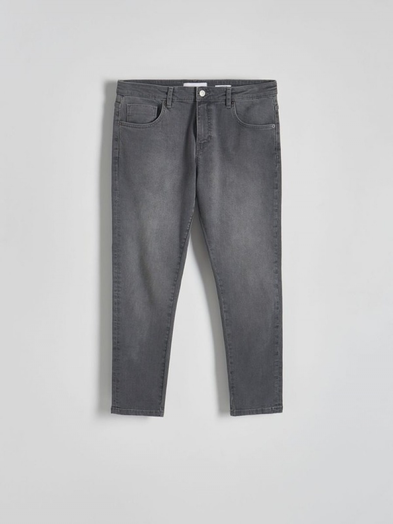 Reserved Carrot Slim Jeans Herren Hellgrau | OTK-804136