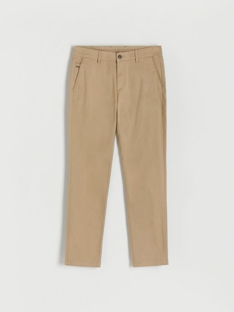 Reserved Chino Slim Fit Hosen Herren Beige | YXE-762148