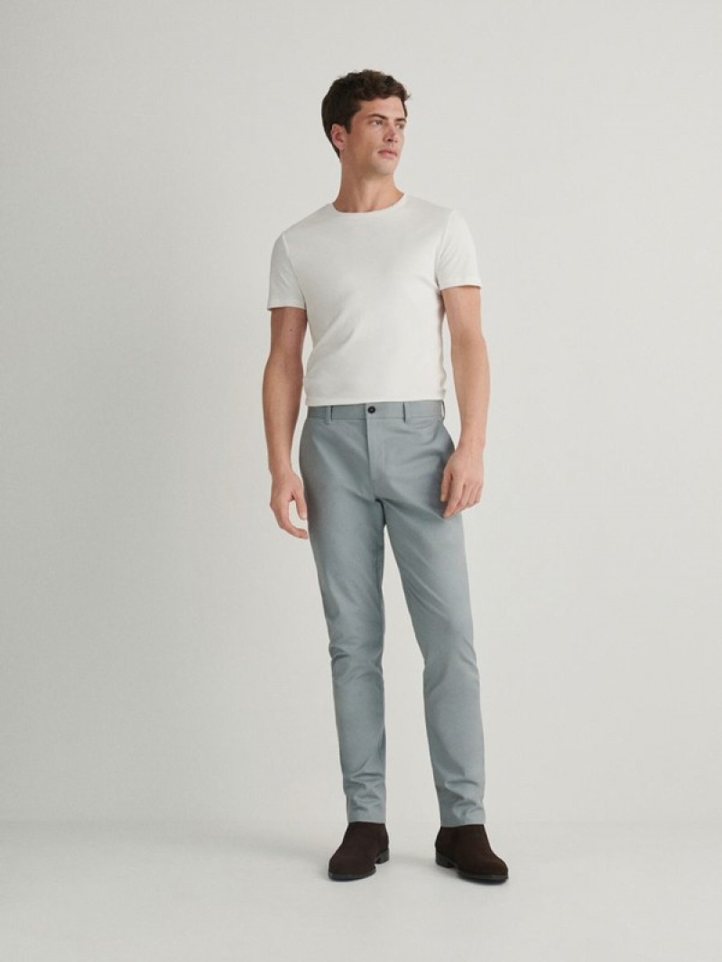 Reserved Chino Slim Fit Hosen Herren Blau | GWD-845317