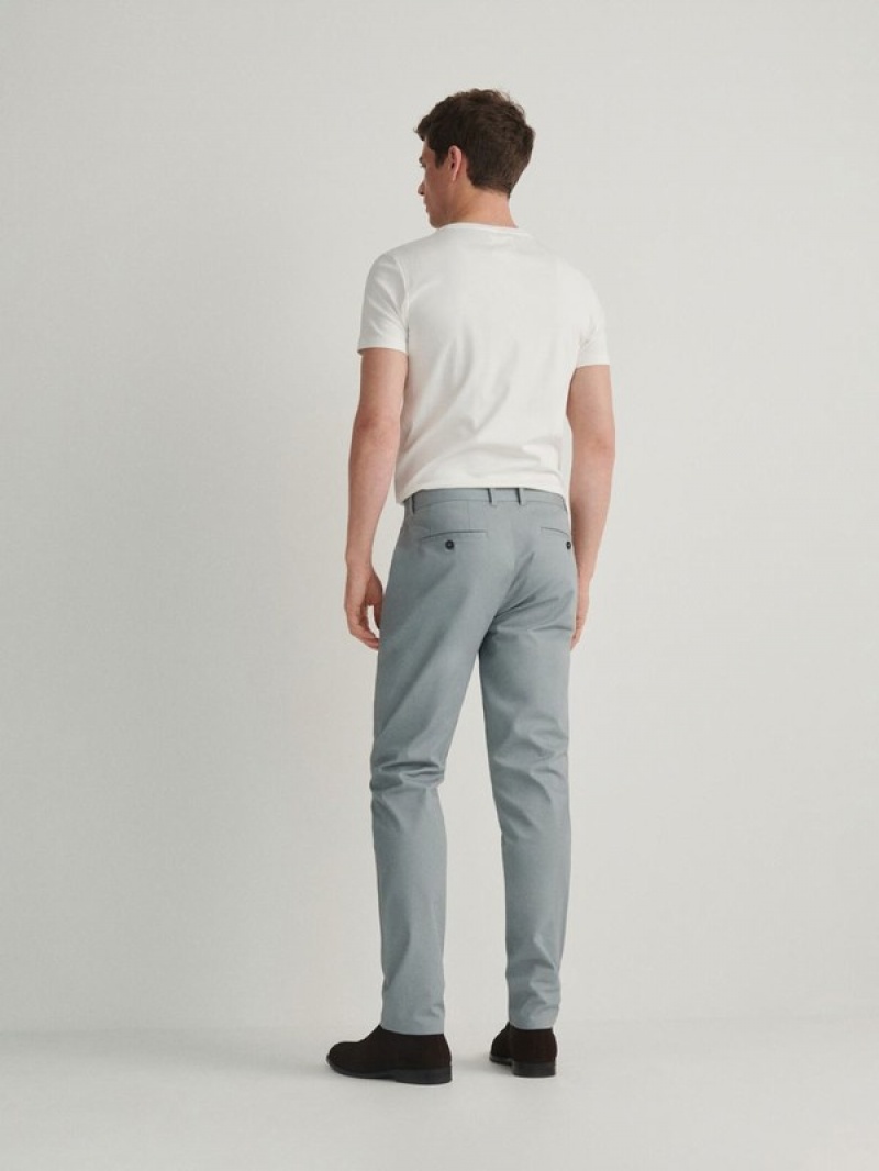 Reserved Chino Slim Fit Hosen Herren Blau | GWD-845317