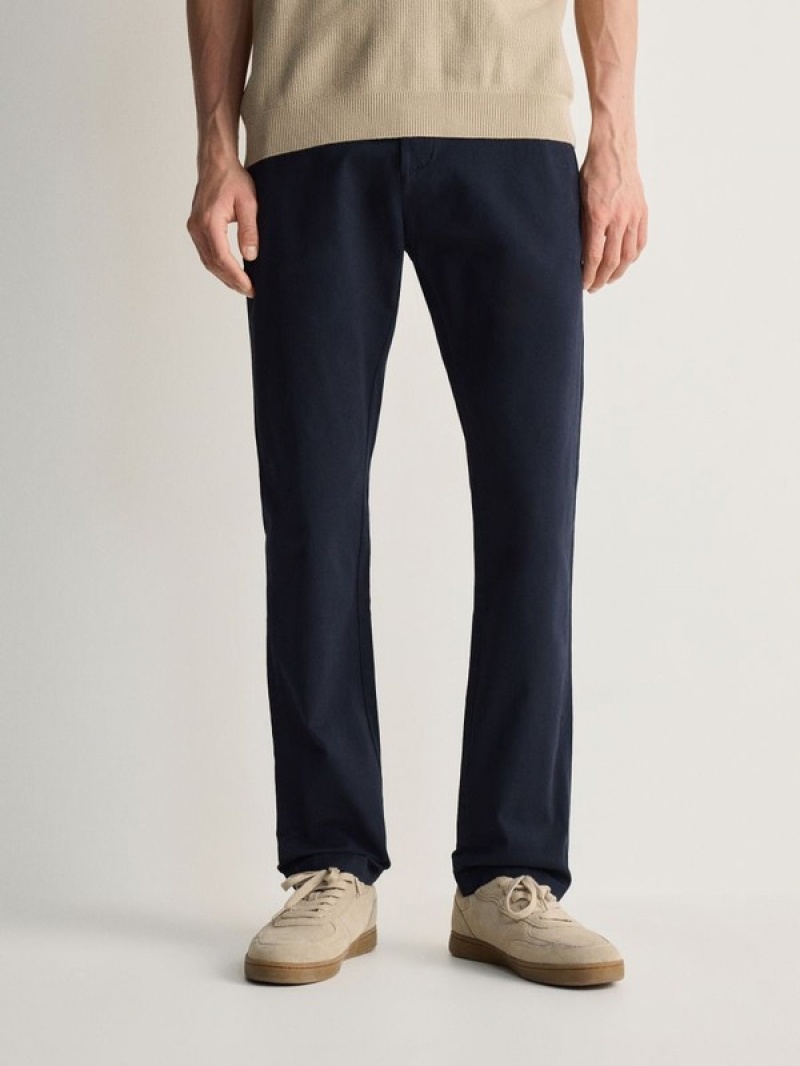 Reserved Chino Slim Fit Hosen Herren Navy | ORT-853091