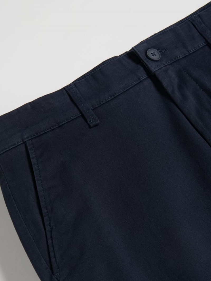 Reserved Chino Slim Fit Hosen Herren Navy | ORT-853091