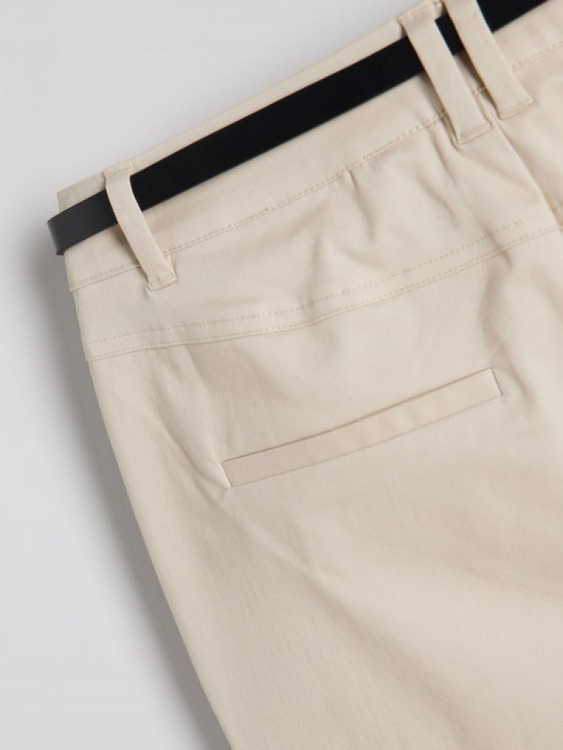 Reserved Chino With Hosen Damen Beige | HON-027894