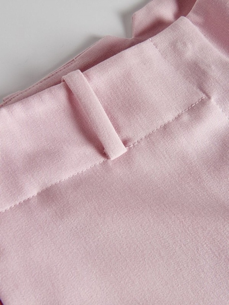 Reserved Cigaretteviscose Blend Hosen Damen Rosa | SKZ-260374