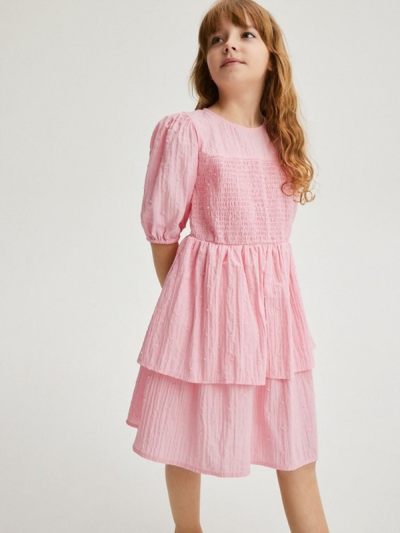 Reserved Cottonruffles Kleid Mädchen Rosa | MJU-875493