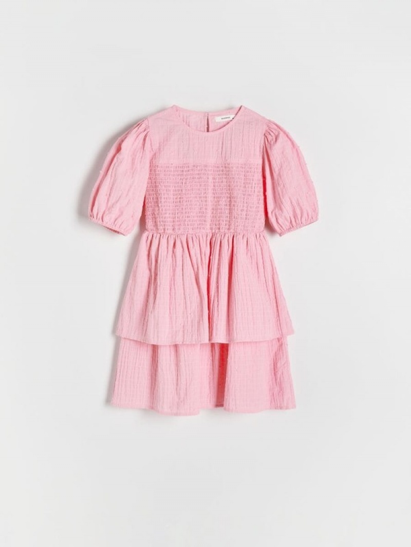 Reserved Cottonruffles Kleid Mädchen Rosa | MJU-875493