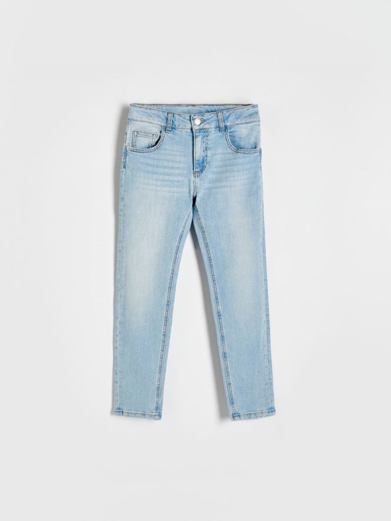 Reserved Distressed Slim Jeans Jungen Blau | WUD-938607