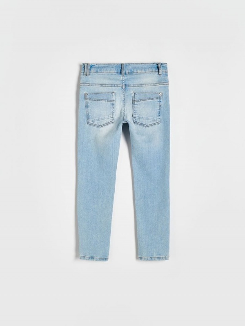 Reserved Distressed Slim Jeans Jungen Blau | WUD-938607