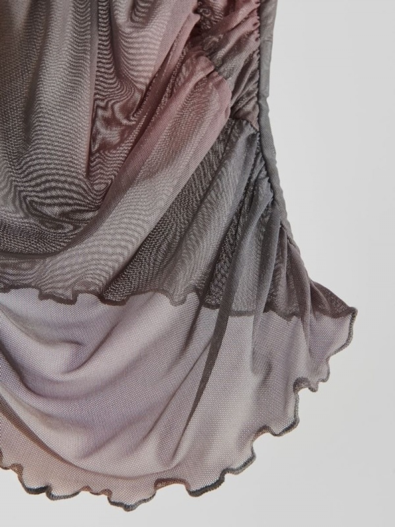 Reserved Drape Detail Hemd Damen Mehrfarbig | SOI-415729