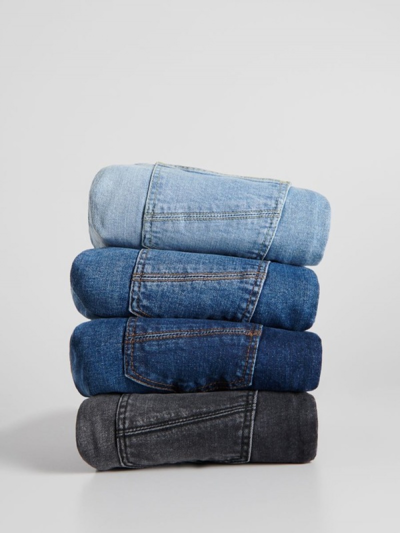 Reserved Elastic Carrot Jeans Jungen Blau | QJM-846539