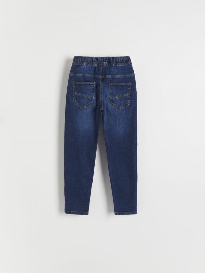 Reserved Elastic Carrot Jeans Jungen Navy | DAL-527319