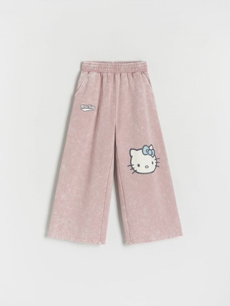 Reserved Hello Kitty Weite Leg Hosen Mädchen Lila | ACO-980625