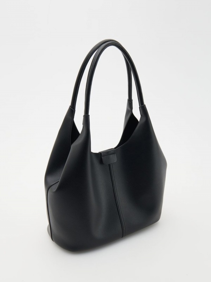 Reserved Hobo Taschen Damen Schwarz | GCL-782356