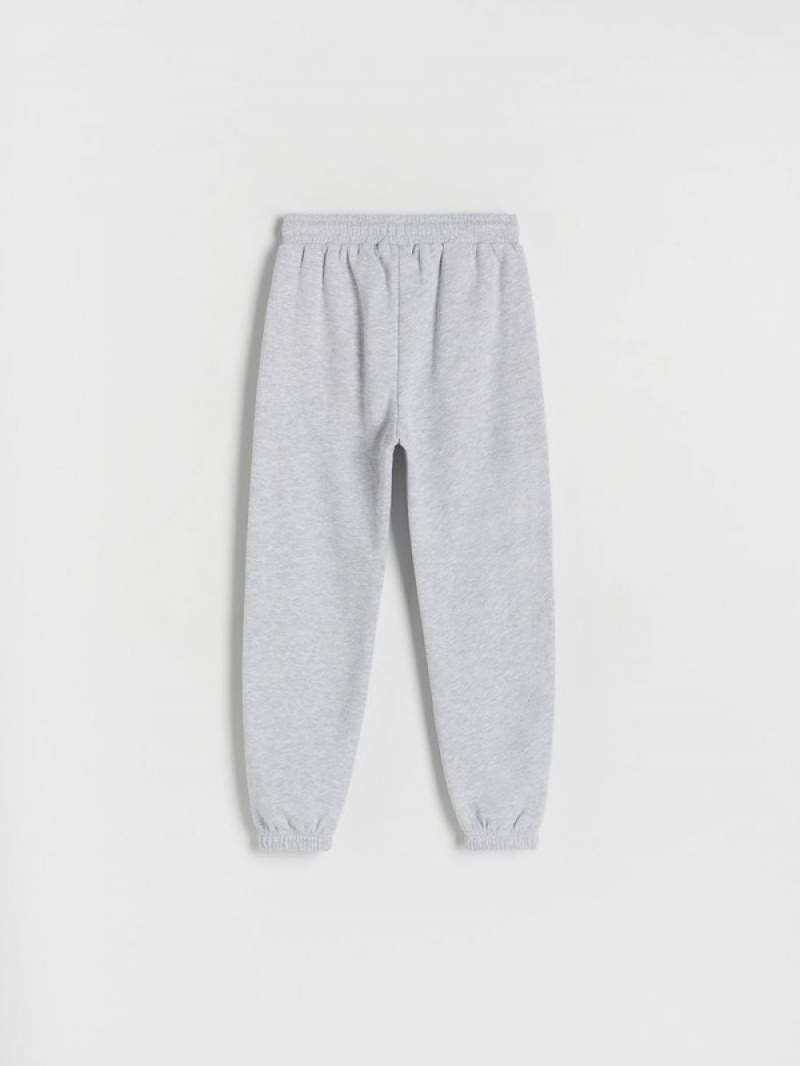 Reserved Jogger Track Bottoms Hosen Mädchen Hellgrau | YBJ-453786